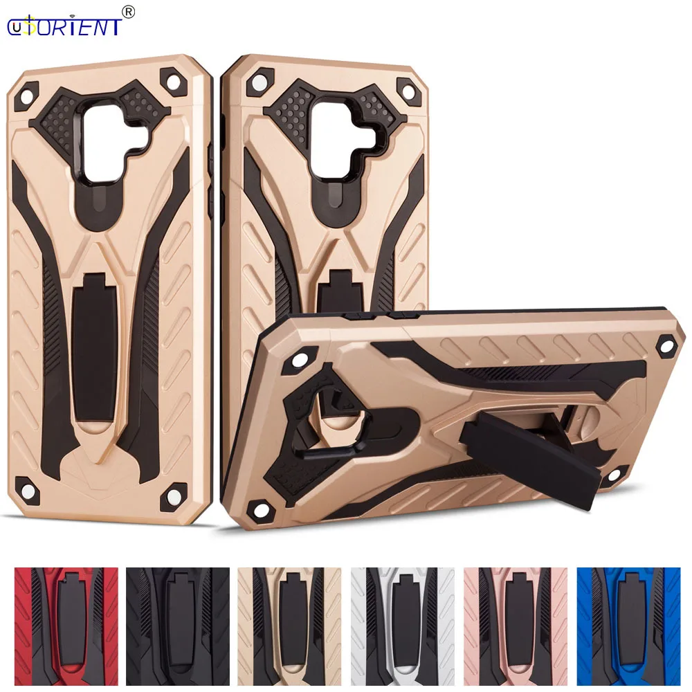 

Stand Armor Case for Samsung Galaxy Jean A6 Plus J8 2018 A6+ Hybrid Bumper Cover SM-A605FN/DS SM-J810F/DS SM A605FN/DS J810F/DS