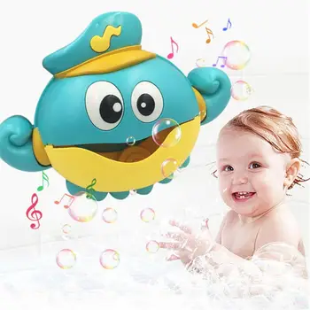 

Baby Bath Toy Big Octopus Automatic Bubble Maker Pool Bathroom Water Toy Music Funny Bathtub Soap Machine Children Bathing Toy