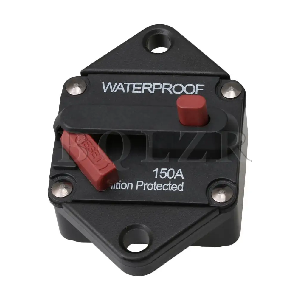 

BQLZR IP67 CS-643A3 150A Waterproof Circuit Breaker with Manual Reset Black