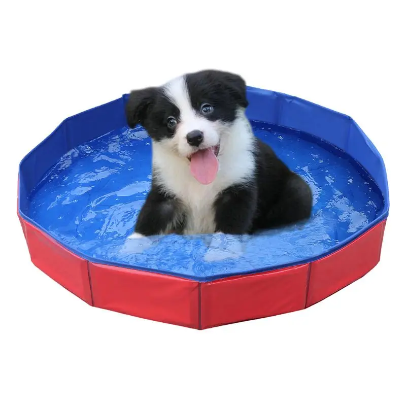 

Durable Foldable Dog Swim Pool Bathtub Portable Bathing Dog / Cat Bath Animal Outdoor Indoor Non-slip Pet Entertainment Supplies
