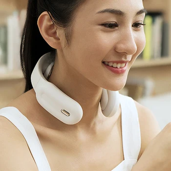 

Smart Shoulder Neck Massager Hot Care Mute 15 Modes Adjustable Massaging Instrument Remote Control Neck Massager