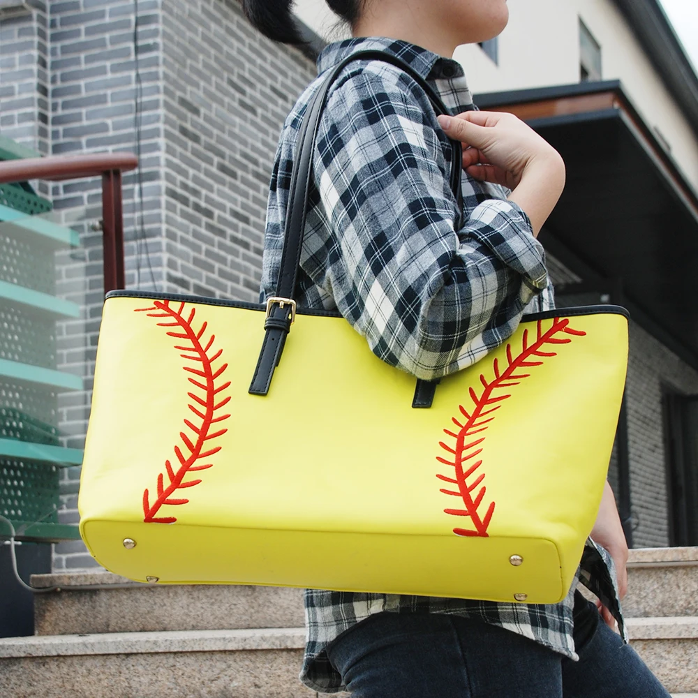 PU BASEBALL TOTE BAGS  (11)