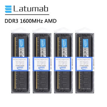 

Latumab RAM DDR3 8GB 16GB Memory RAM 1600MHz PC3-12800 AMD CPU Chipset Motherboard Memoria RAM DDR3 PC Memory DDR3 Desktop RAM