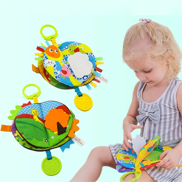 Baby Toys Soft Cloth Books Baby Intelligence Development Infant Educational Stroller Rattle Toys Baby Toys 3