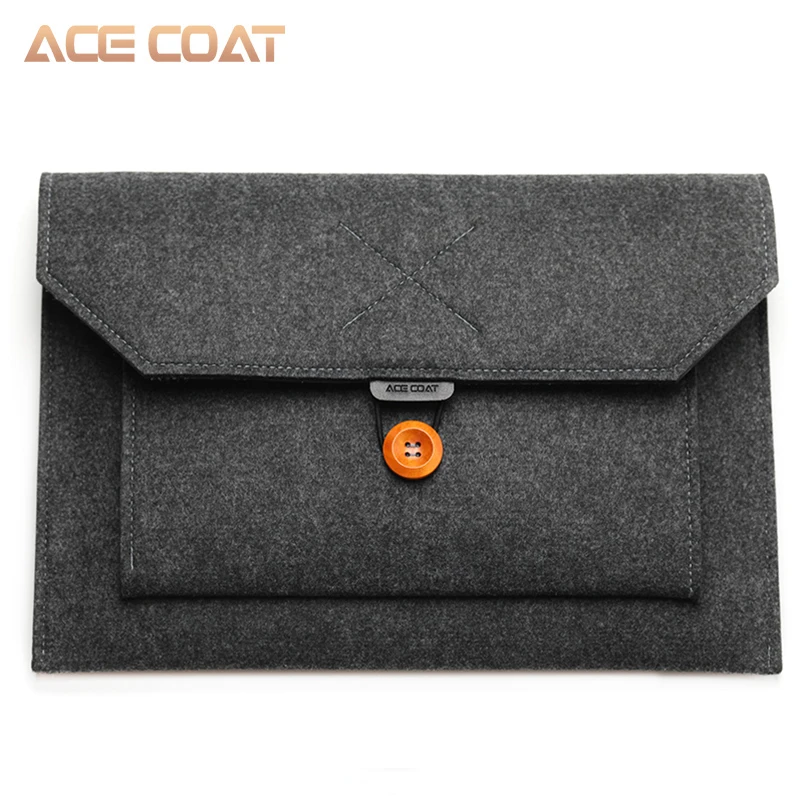 Чехол для ноутбука ACECOAT с ручками и карманами для MacBook Air/Pro 15,4 retina 13,3 дюймов/клатч для ноутбука