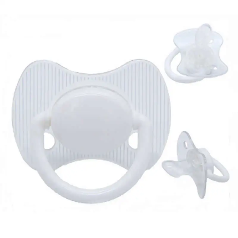 Infant Silicone Baby Pacifier Nipple Baby Pacifiers Dummy Newborn Soother Toddler Holder nipple White Pink Nipple Pacifier