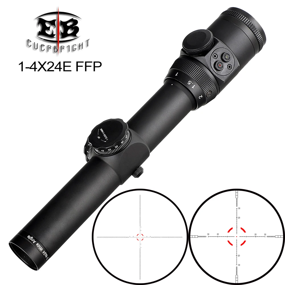 EB 1 4X24E FFP компактные охотничьи оптические прицелы первый фокальный самолет