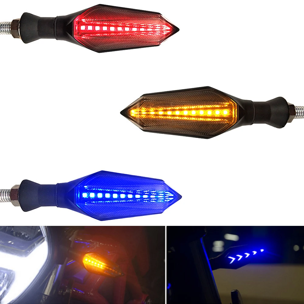 

Motorcycle LED Turn Signal Lamp Sequential Flowing Flash Indicator Lights For Honda CBR600 F2 F3 F4 F4i cbr 600 f3 f4i f4 f2