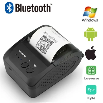 

Zjiang Portable POS Mini 58mm Wireless Bluetooth Thermal Receipt Bill Ticket Printer USB Port for Android iOS Windows EU US Plug