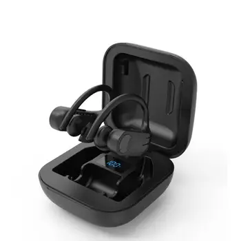 

B1 Bluetooth 5.0 TWS Wireless Earhook Earphones Sports Stereo Display Earbuds HiFi Apple Led Headphone Xiaomi For Phone F9B3