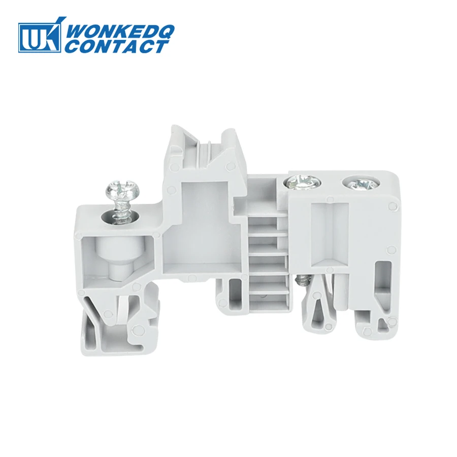 End Bracket Stop For NS35 DIN Rail Terminal Block E/UK E/UK2 EW35 WKF35 249-117 End Clamp For Universal Connector Marker Holder din rail terminal block