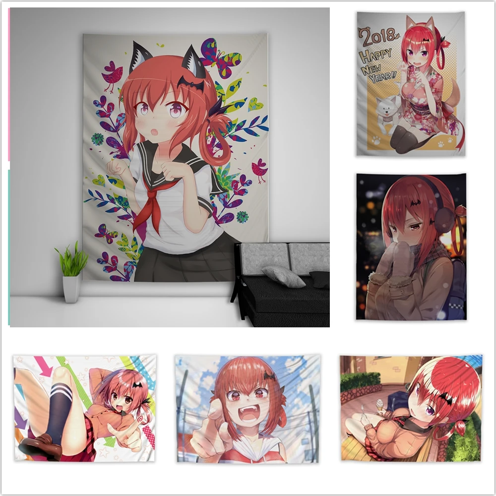Gabriel DropOut Kurumizawa Satanichia Mcdowell гобелен художественный настенный диван столик для