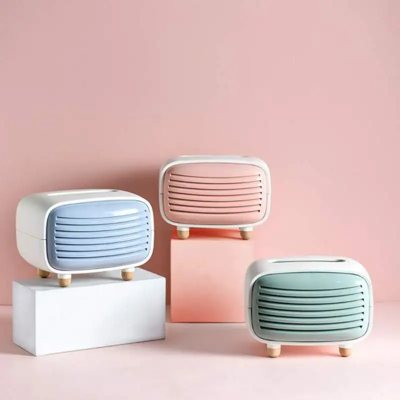 Vintage Radio Shaped Tissue Box Cover Napkin Holder Organizer Paper Towel Dispenser Container for Bathroom Car Office home decor