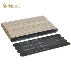 New 5/10/20pcs Black Klimonla 100/180/240 Nail Files Sanding Buffer Blocks Wood Limas Pedicura Manicure Gel Nail Polish Set