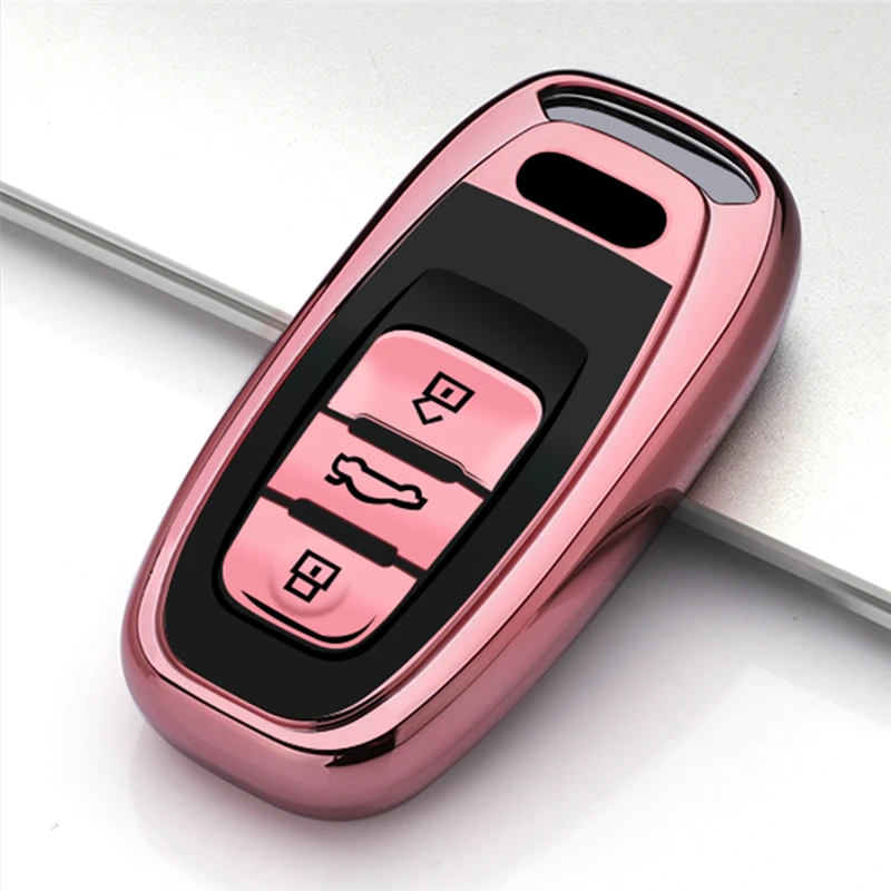 奥迪B款钥匙套实拍白底图_12