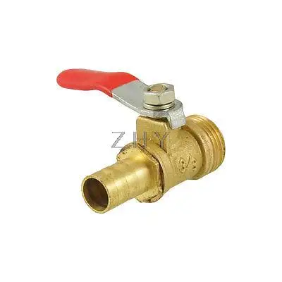 3/" наружная резьба до 10 мм отверстие хвостового пневматического шарового клапана Красное золото Тон