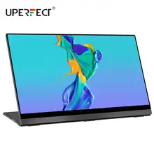 UPERFECT 4K Portable Monitor Touchscreen Gravity Sensor Automatic Rotate 15.6'' Slimmest 10-Point Touch UHD 3840x2160 Display