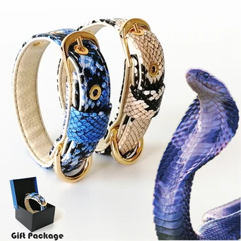 

Pet Collar High Quality Collar Snake Leather Pet Collar Dog Collar Pet Products New