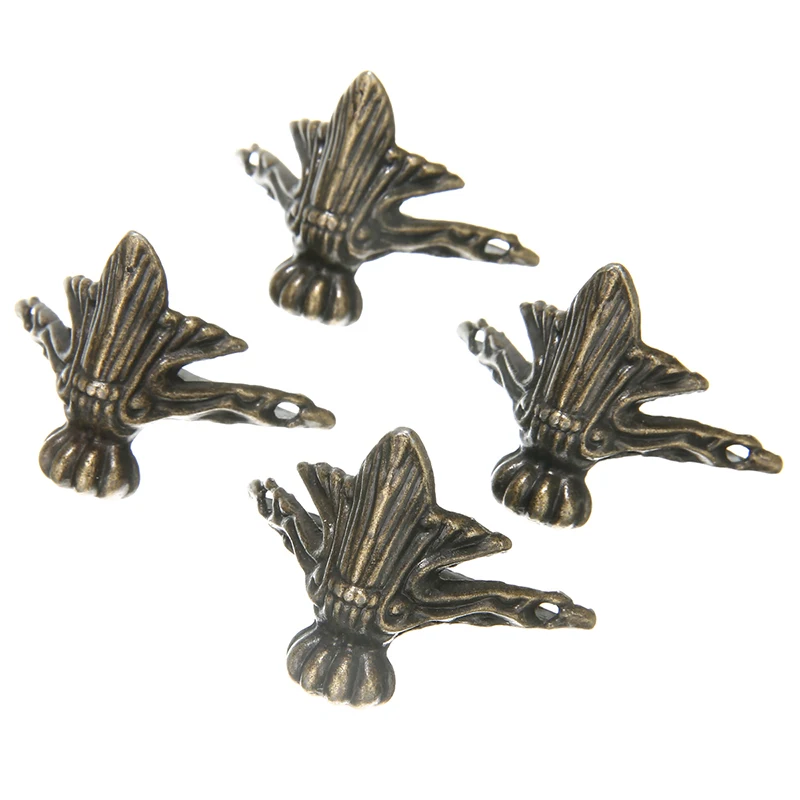 4 шт./лот 42x30 мм античная деревянная коробочка для украшений мебели Декоративные