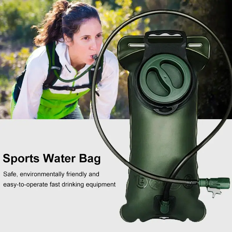 

Double-Sided 2L TPU Water Pack Camping Cooling Adjustable Water Bag Backpack Storage Convenient Outdoor Sports Water Bag