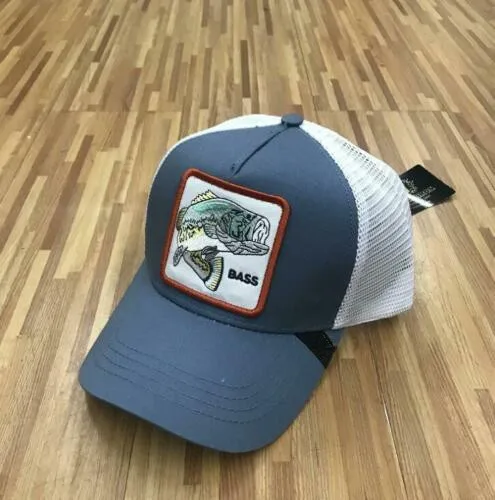 

High quality Summer trucker cap mesh snapback hip hop hats for men embroidery baseball cap BASS-BLUE WHITE