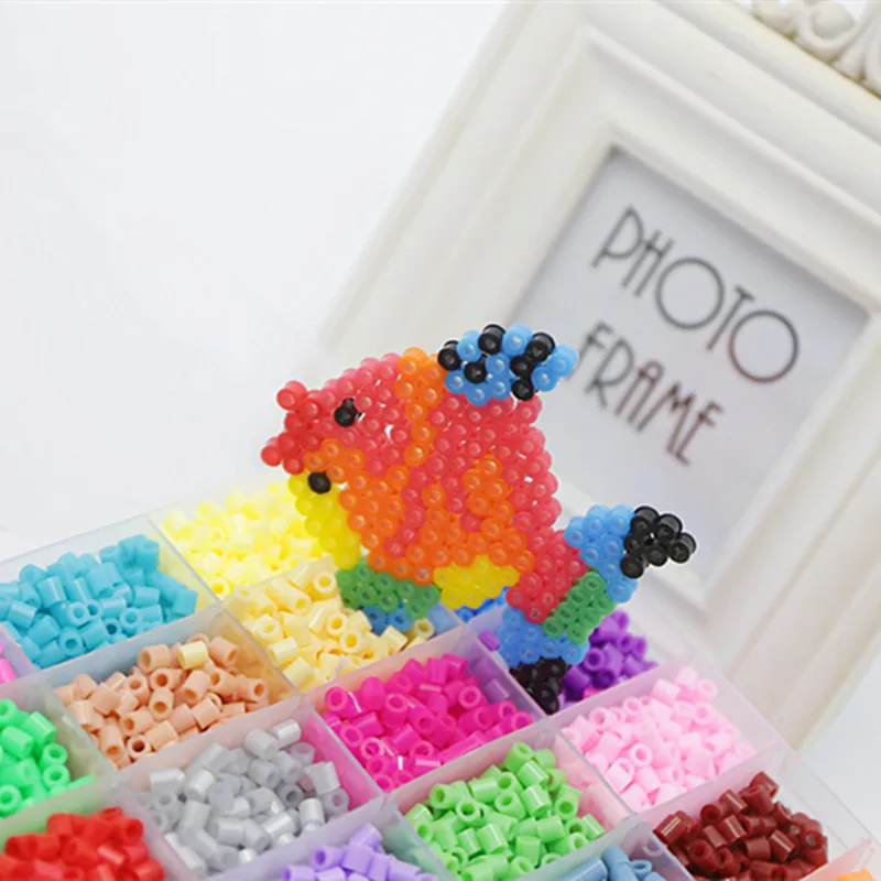 24/48/72 Цвета 39000 шт. Perler игрушка комплект 5 мм/2,6 мм Хама бусины 3D пазл игрушка «сделай сам» Дети творческие развивающие ручной игрушка в подарок