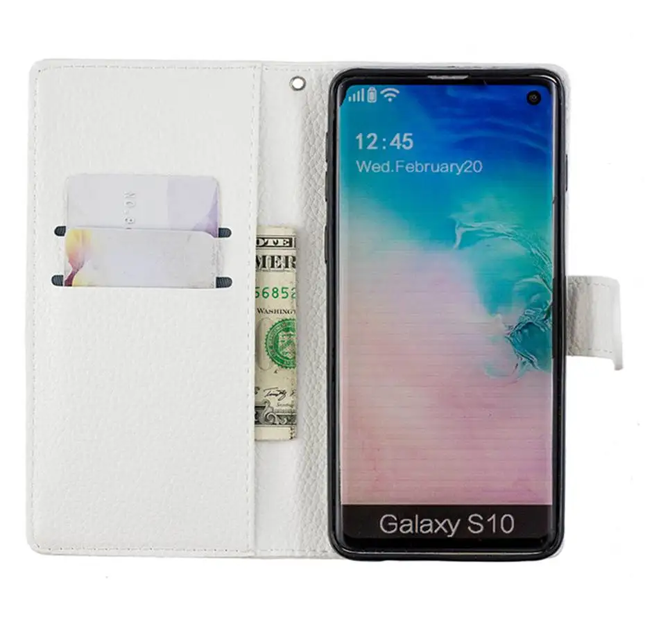 Стразы шикарные бриллианты Флип кожаный чехол для samsung Galaxy S10 E 5G Plus чехол для телефона