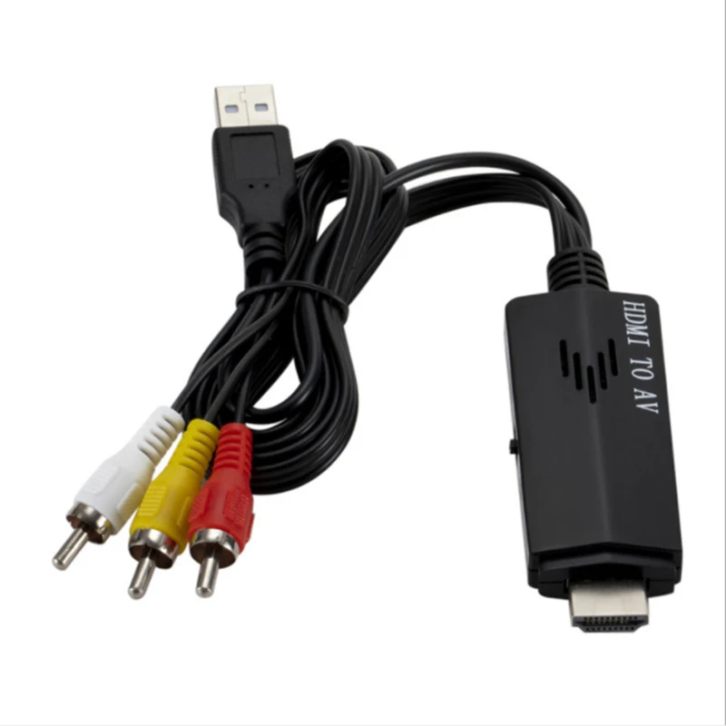HDMI в AV папа-мама линия HDMI в 3RCA конвертер 1080P конверсионный разъем Кабели-переходники