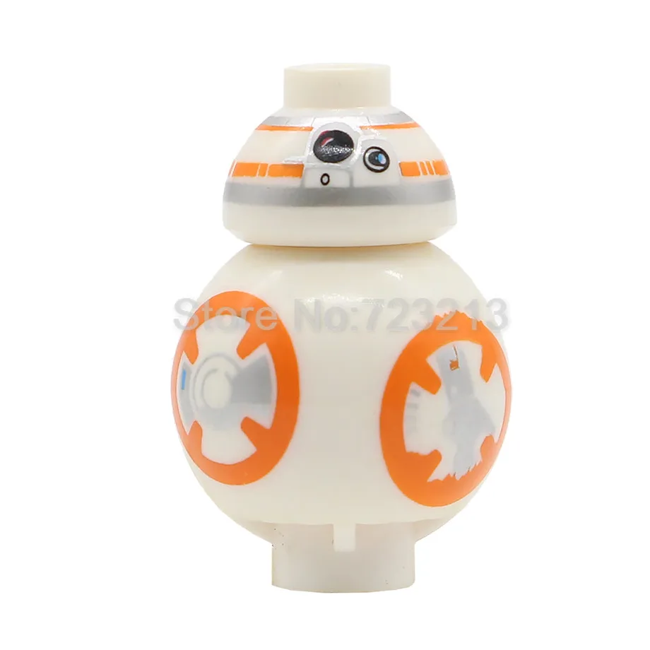 Один робот с космическими войнами C3PO R2D2, C-3PO, R2-D2, BB8, фигурки, строительные блоки, модели, наборы кирпичей, игрушки для детей, горячая Распродажа игрушек - Цвет: DA001