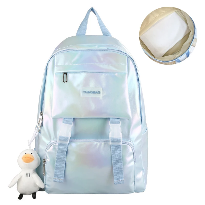 

Цветной школьный рюкзак для девочек, нейлоновые водонепроницаемые женские сумки, Большая вместительная сумка для ноутбука, модные рюкзаки для подростков M126