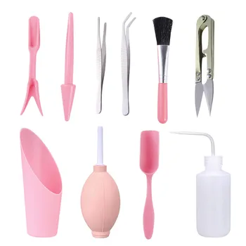

10 PCS Mini Garden Planting Tools Transplanting Outdoor Bonsai Tools Planting Flower Succulent Miniature Gardening Tools #YL10