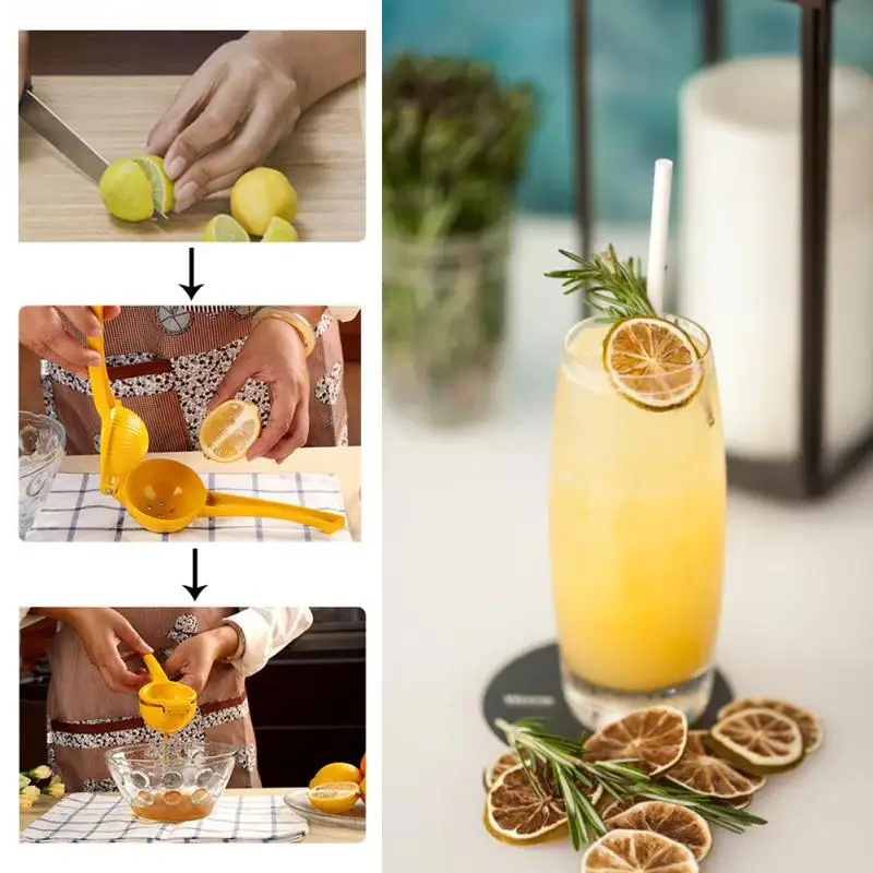 Лимон апельсинового сока Алюминий соковыжималка быстрая ручка Пресс мультиинструмент Кухня инструмент блендер соковыжималка-бутылка