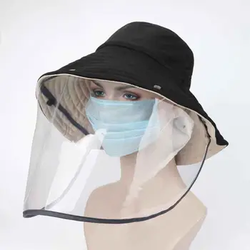 

Outdoor Unisex Removable Double Sided Anti-Droplet Face Shield Health Protective Bucket Hat Cap
