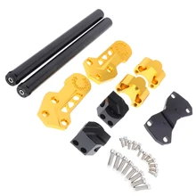 1 комплект черный+ золотой алюминиевый руль рукоятка для руля для мотоциклов велосипеды грязи