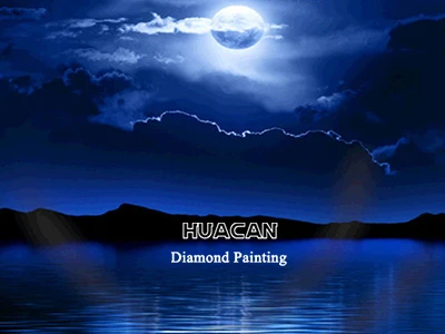 HUACAN алмазная вышивка древо алмазная мозаика полная выкладка пейзаж украшения для дома - Цвет: FA1-6406