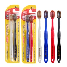 Взрывные модели в японском стиле, зубная щетка с широкой головкой, 2 палочки, супер мягкий набор зубных щеток для взрослых