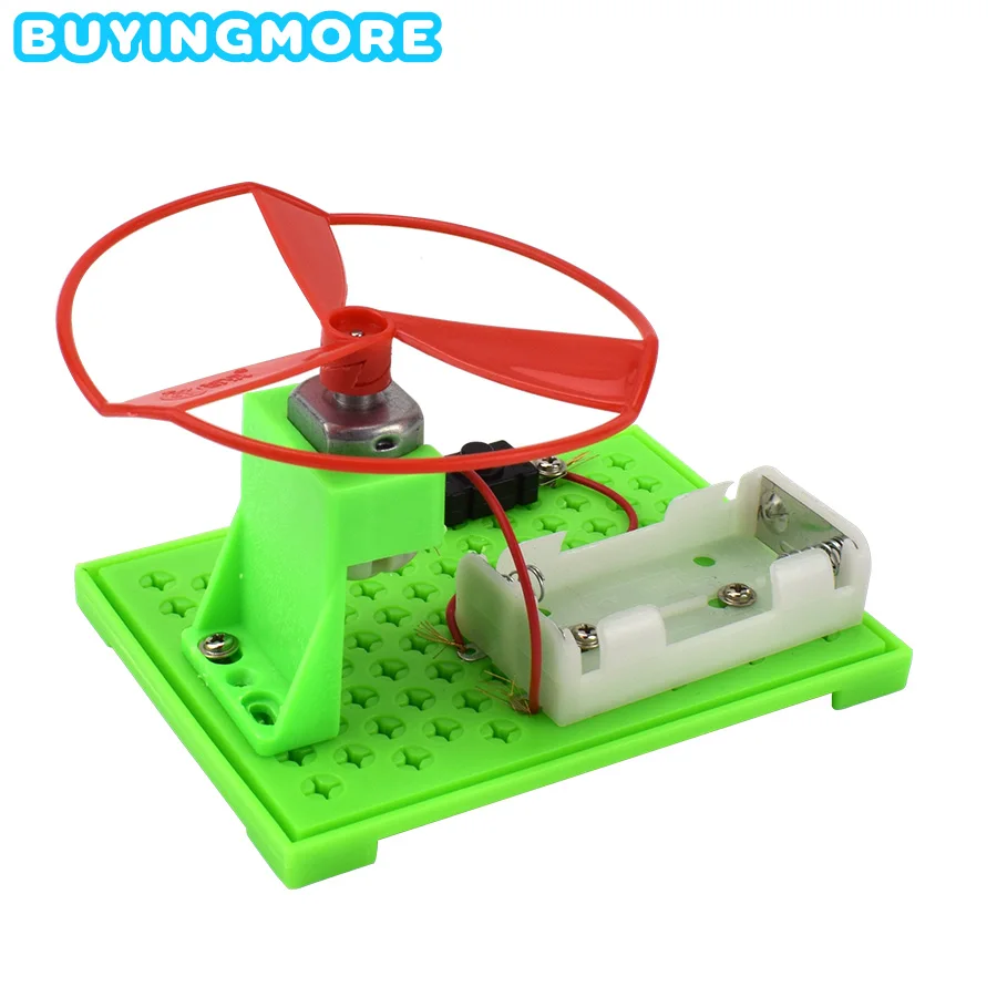 

DIY Kit Suspended Flying Saucer Plastic Model Electric Toys Centrifugal Force Principle Physics Experiment Assembled Model Kit