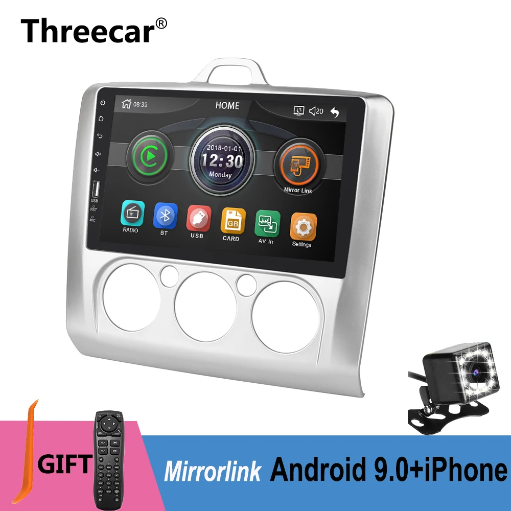 

2Din Car Radio Multimedia Player 1024*600 Mirror Link Android For Ford MT 2004 2005 2006-2008 2009 2010 2011 Focus No Android