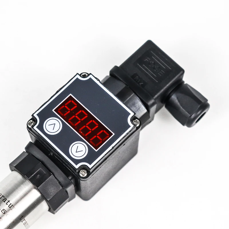 4-20mA 출력 24Vdc 및 LED 디스플레이가있는 스팀 용 PT100 온도 트랜스미터 센서 삽입