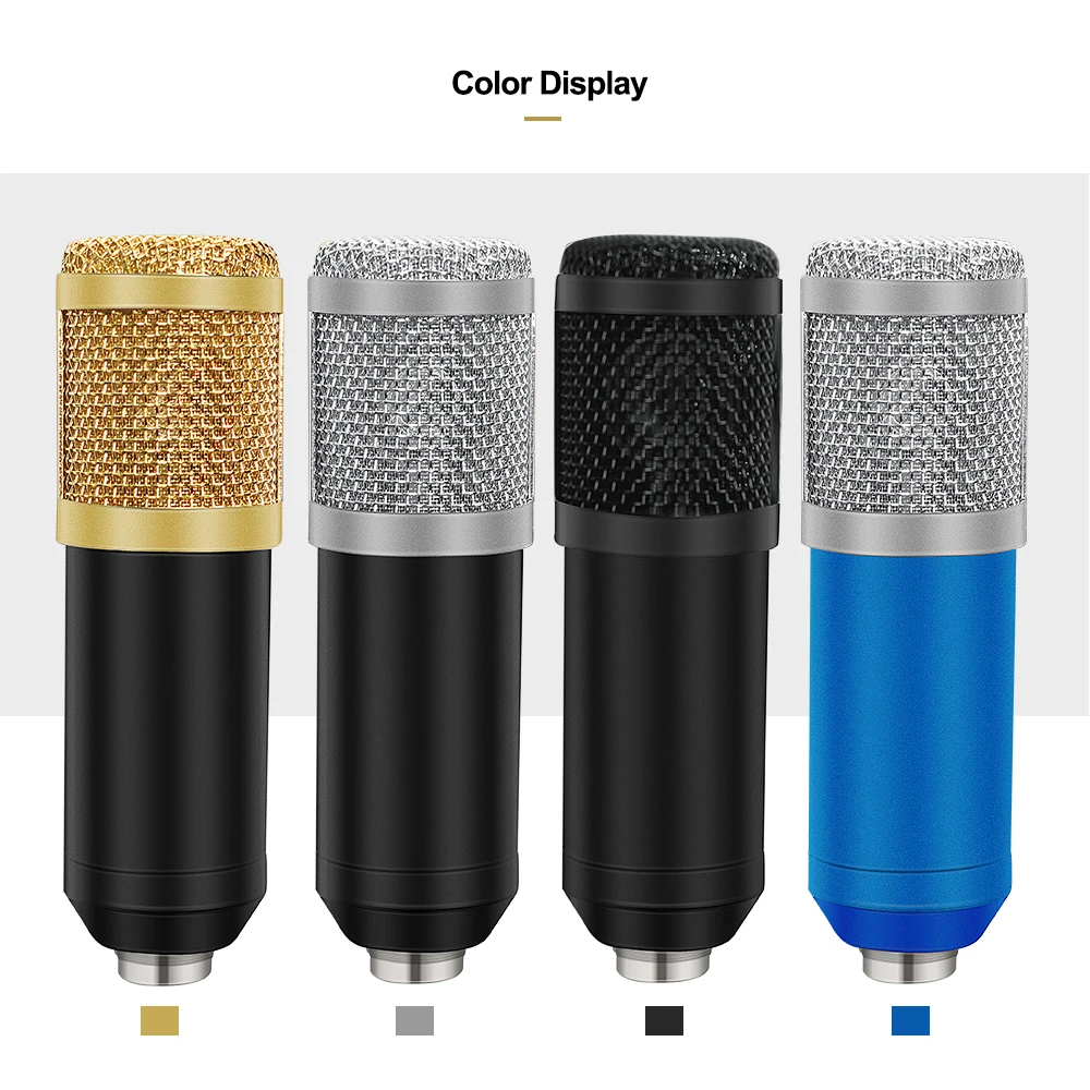 192 кГц/24 бит комплекты микрофона USB BM800 для компьютера караоке звукозаписи в