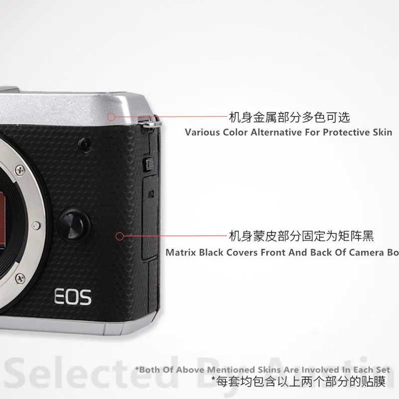 

Наклейка для камеры Canon M6 MarkII M6 M2, наклейка с защитой от царапин, пленка, защитный чехол