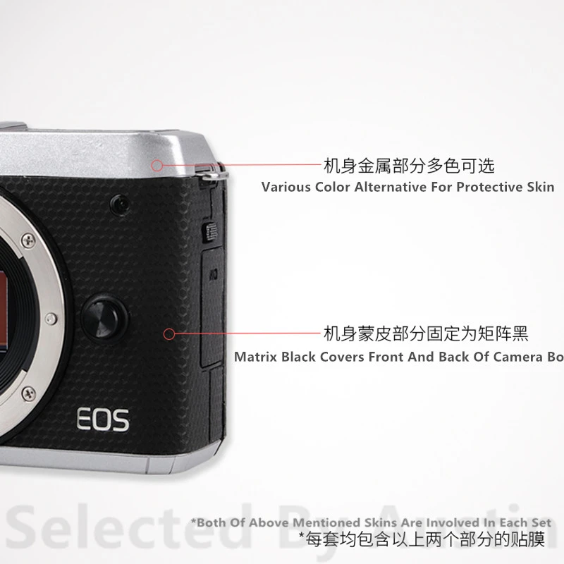 Camera Skin Decal For Canon M6 MarkII M6 M2 Anti scratch Decal Sticker Wrap Film Protector Studio Accessories| - AliExpress