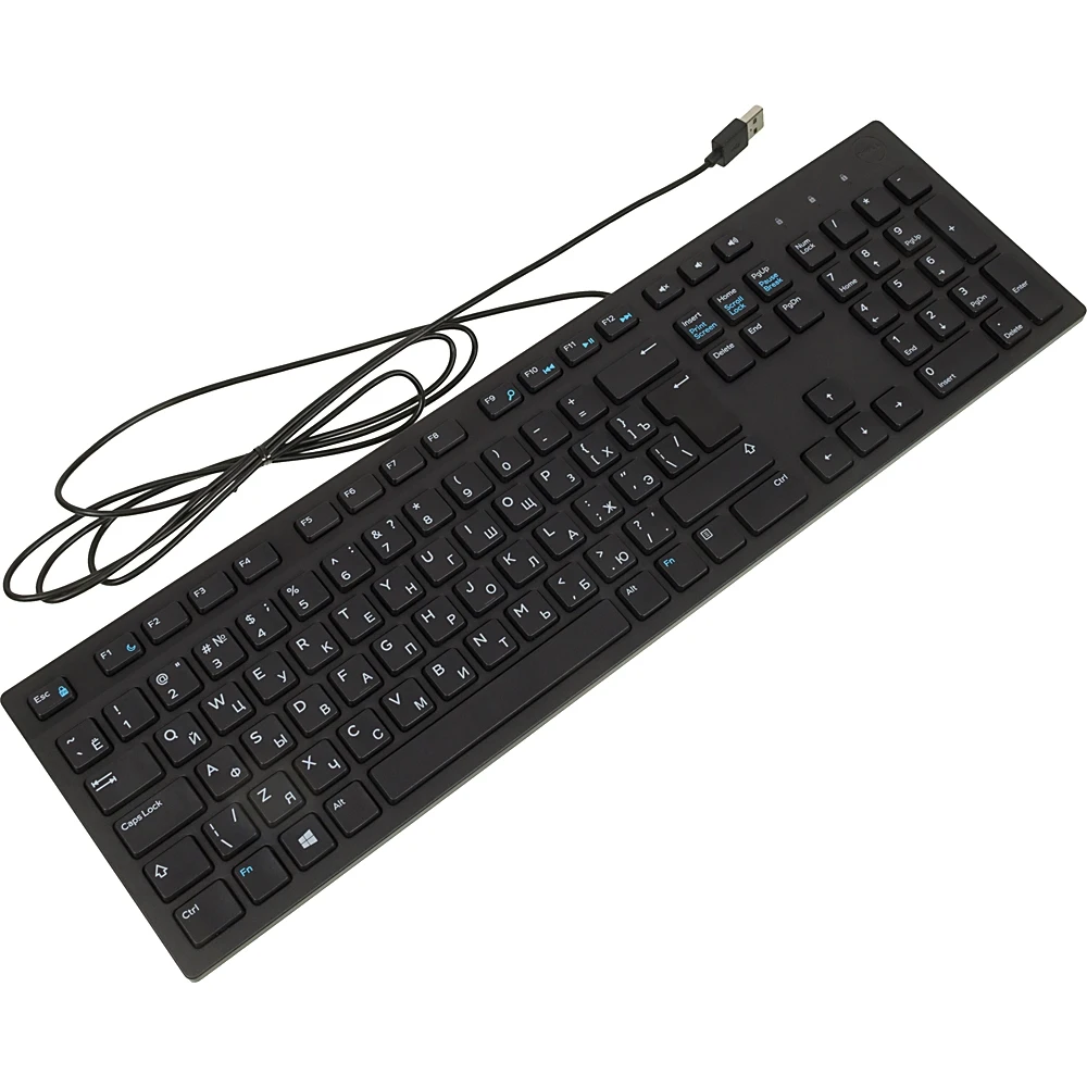 Клавиатура DELL KB216, черный