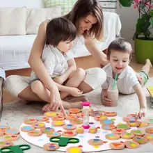 Интерактивная настольная игра для родителей и детей, карта для игры в детский сад, Развивающие игрушки