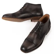 New Designer Men Shoes High Quality Luxury Brand Men Boots Genuine Leather Platform Fashion Dress Chelsea Ankle Boots
