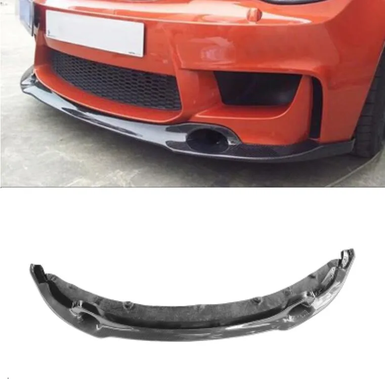 

E82 Carbon Fiber Car Front Rear Bumper Lip Diffuser Cover Spoiler For BMW E82 E87 E88 M1 Coupe 1Series 2008-2013