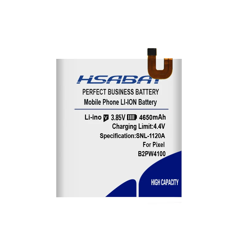HSABAT Высокая емкость B2PW4100 батарея для htc Google Pixel/Nexus S1