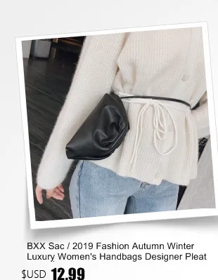 BXX Sac/ модные осенне-зимние роскошные женские сумки, дизайнерская сумка через плечо из натуральной кожи 19K-a202