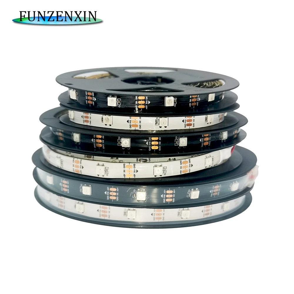 WS2812B WS2812 30 светодиодов/м умная RGB Адресуемая Светодиодная лента SP105E Bluetooth
