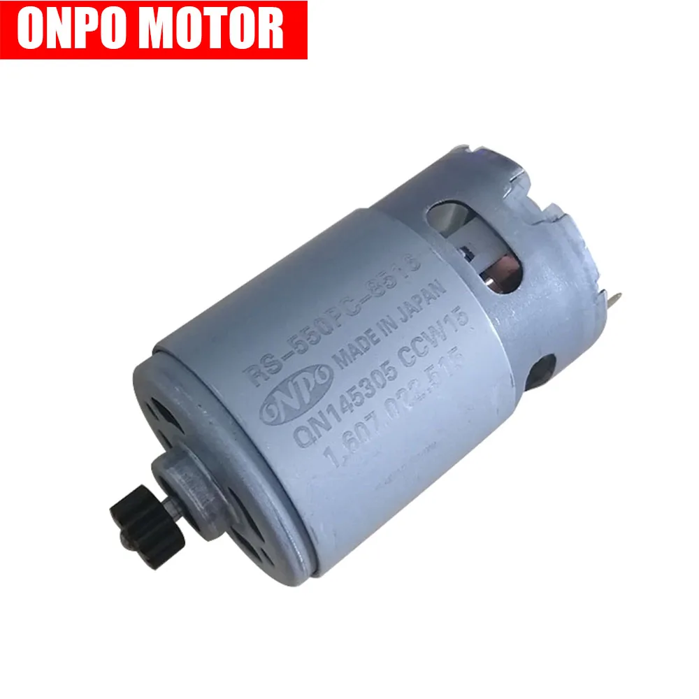 ONPO 9 6 V 12 tooth RS550PC 8516 DC motor для Bosch GSR9.6 2 3601J18L80 электродрель pards|Двигатель постоянного